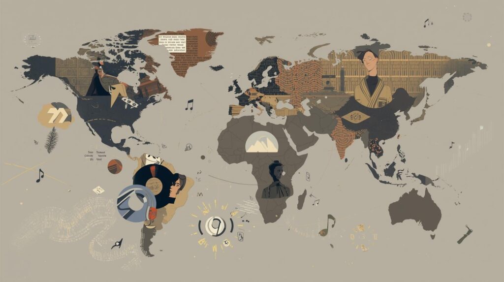 How culture spreads across borders in the internet age